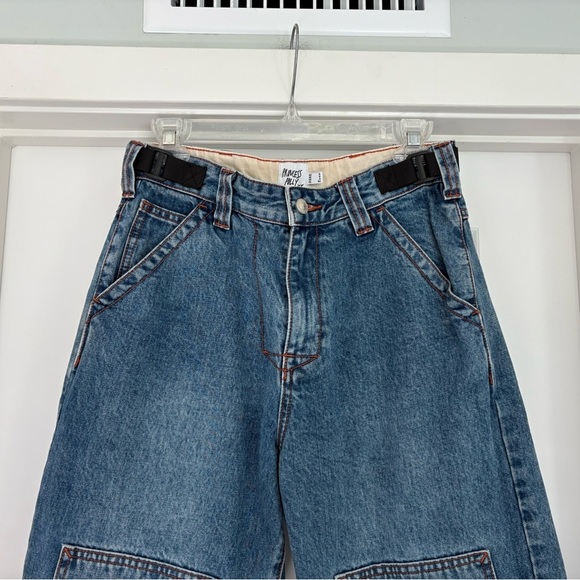 Princess Polly Barrel Jeans Size 4 - Picture 2 of 7